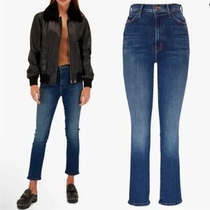 Mother The Swooner Roscal Ankle Size 30 Don’t Mind Me Blue Jeans High Rise